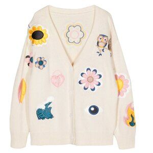 Cynthia Rowley Playful Patchwork Cardigan – NWT